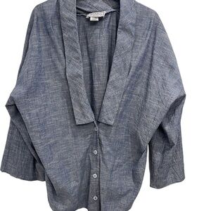 Shako Montreal oversize jeans bouton shirt size medium